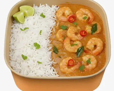 Crevettes Curry