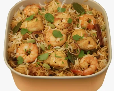 Crevettes Biryani